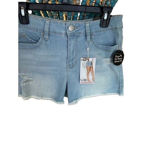 YMI juniors High Rise Shorts SZ 7/28 - Picture 3 of 10
